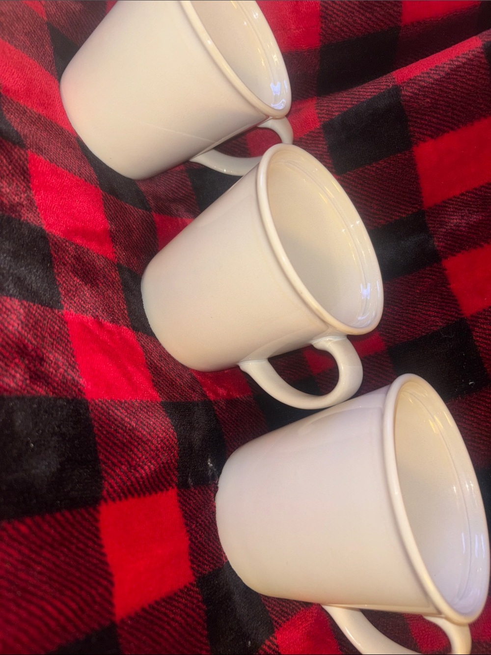 Target’s Threshold porcelain White Porcelain Mugs - Set of 3
